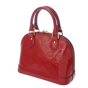 Louis Vuitton dAmour Vernis Handbag Alma Monogram Pomme